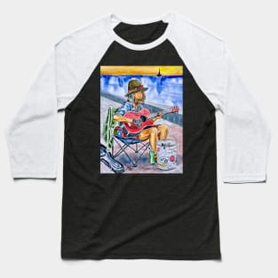 Key West Busker Baseball T-Shirt